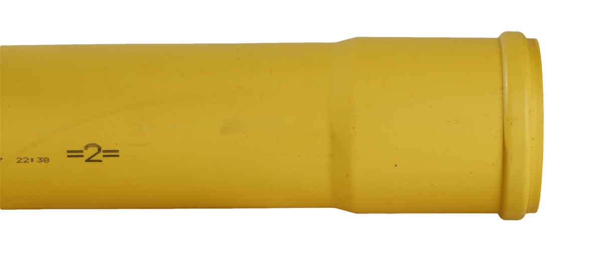 B75 mm x 6 m SN8, keltainen, 58 kpl/hkk KPS75BK8