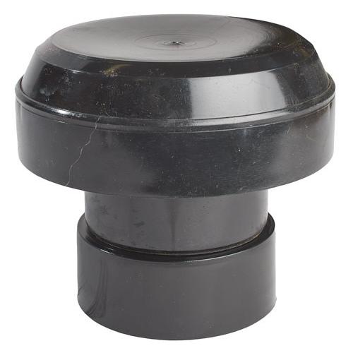 Tuuletusputken hattu ø 110mm, musta muhvittomaan -50%