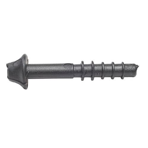 Patolevyn Kiinnitysnaula muovia, musta 6x40mm -50%
